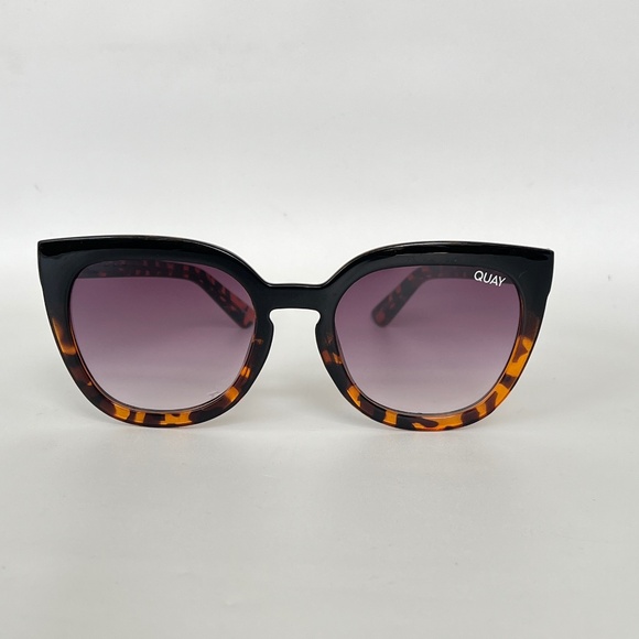 QUAY Noosa 125 Cat Eye Tortoise Sunglasses Brown Gradient Ombre - Picture 1 of 8
